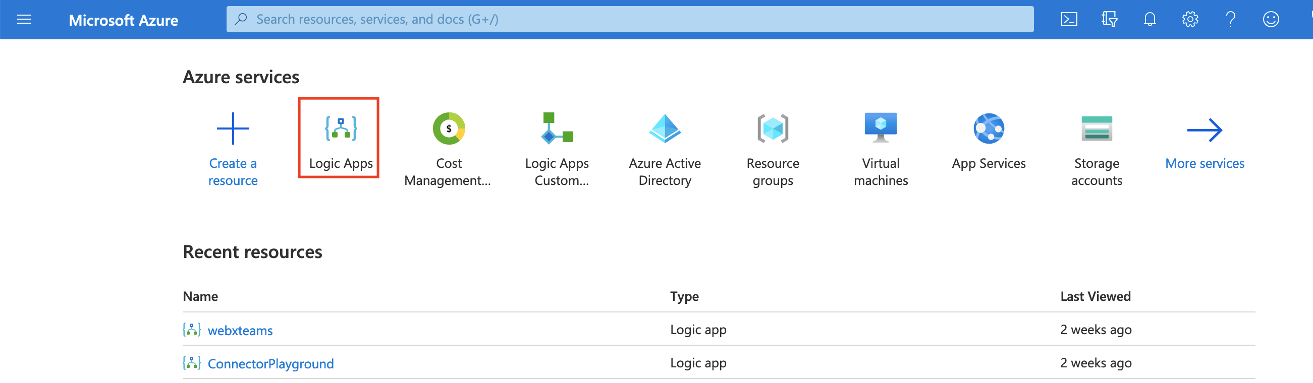 Integrations/LogicApps/Salesforce/AzureHomePage.png